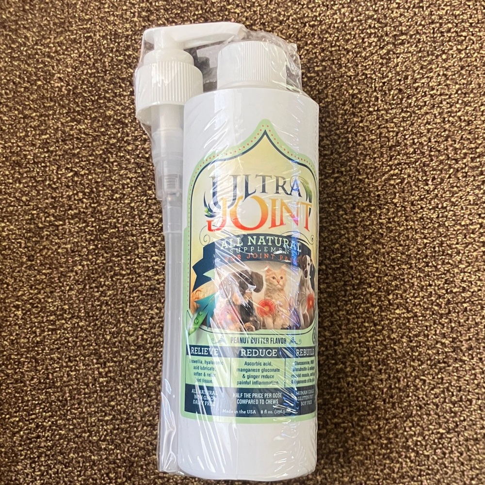 Ultra Joint Supplement for Cats & Dogs, 8 fl oz bottle Exp 3/22/26 Sealed
